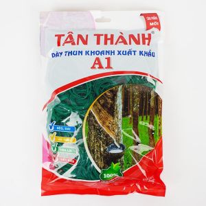 [Thun xanh] Bịch 500gr Dây thun cao su màu xanh dẻo dùng để cột tiền nem thức ăn làm thủ công