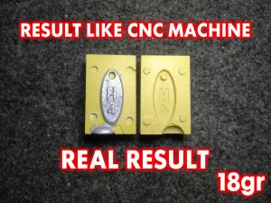 Molding Cetakan Bandul Timah Pemberat Pancing Model H4 18gr