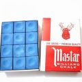 12 Pcs Kapur Billiard Biru Chalk Billiard Cuk Chalk Kualitas Premium Billiard Chalk. 