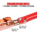 Bộ Dây Câu Bình Ắc Quy Ô Tô 500A 2.2m Lõi Đồng Có Kẹp Cách Điện. 