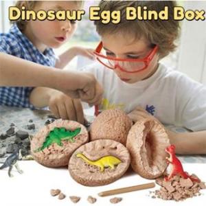 Novelty Fun Archeology Excavation Dinosaur Eggs Toy Jurassic Park Tyrannosaurus Model Scientific Toys 玩具 恐龙蛋 自己挖