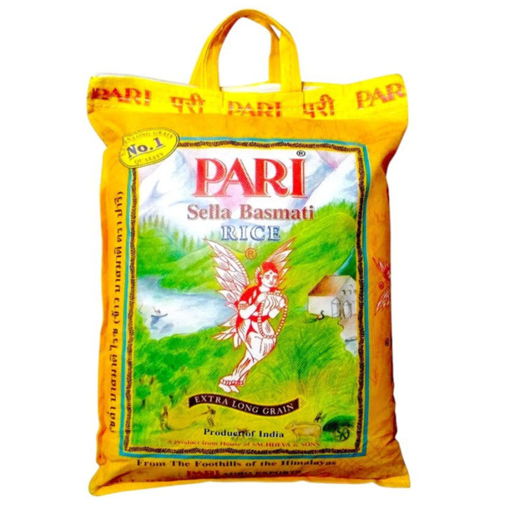 ข้าวบาสมาติเซล่า PARI Sella Basmati 5kg (Parboiled 1121) Basmati Rice ...