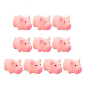 Cute Dog Toy Plastics Pig Pet Toy Kids Play Pig Squeeze Sound Squeaky Bathing Toy for Toddler Bath Toy Children Gifts