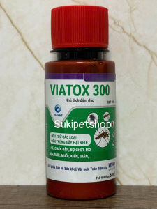 VIATOX 300 - 50ML - SẢN PHẨM PHA XỊT ĐUỔI CÔN TRÙNG DIỆT VE RẬN GHẺ MẠT MỐI MUỖI CHO CHUỒNG TRẠI CHĂN NUÔI GIA SÚC GIA CẦM