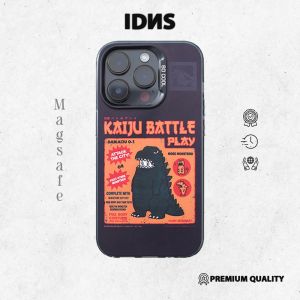IDNS Hardcase Iphone Kaiju / Casing Iphone 11 12 13 Casing Iphone 14 Pro Max Case Iphone 15 Pro Max