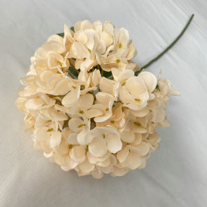 LUXELU Brushed Cloth Artificial Hydrangea Flower 58CM DIY Floral Decor Beautiful Floral Arrangement Bridal Hydrangea Bouquet for Home Party Wedding