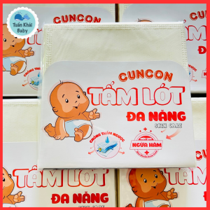 Túi 20 Tấm Lót Sơ Sinh Đa Năng CUNCON - Tấm lót su cho bé sơ sinh