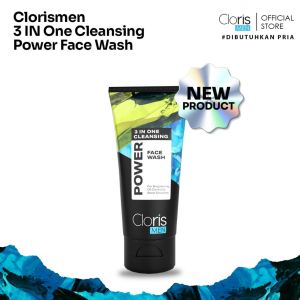 Clorismen 3 In One Cleansing Power Face Wash Mengontrol Minyak berlebih Mencegah Timbulnya Jerawat Wajah Kusam Berminyak