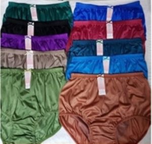 กางเกงในเต็มตัว เอวสูง 5 สี 6 ตัว ผ้าไนล่อน ผ้าลื่น ซักง่ายแห้งไว กางเกงในสีชมพู กางเกงในสีม่วง - Lazada