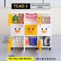 LEMARI PAKAIAN PLASTIK KARAKTER LEMARI BEBEK CLUB ALFA DUCK [CLBBOX]. 