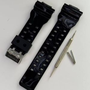Glossy 16mm CASIO G-SHOCK GD120 GD100 GA110 GA100 Mens strap  Resin strap Mens watch accessories