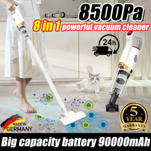 Pembersih hampagas tanpa wayar 9-in-1 Cordless Vacuum Cleaner 8500Pa Handheld & Push Rod 2-in-1 Vacuum Cleaner for Home Dual-Core with Powerful Suction Wireless vacuum cleaner rumah Detects tiny particles intelligently Rechargeable vacum cleaner 吸尘机无线吸尘器