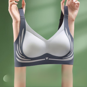 Miss Candy Anti-sagging Push-Up Seamless Bra For Women Without Wires Comfortable Back Button Bra Womens Bra