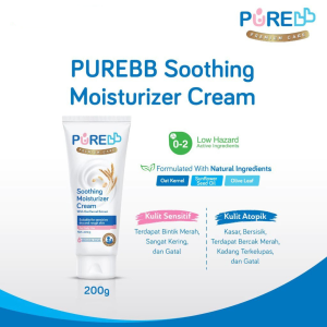 Purebb Soothing Moisturizer Cream - Krim Pelembab Kulit Bayi Sensitif Teruji Dermatologi (Bpom)