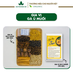 Gia vị gà ủ muối hoa tiêu (Tặng công thức + gia vị chấm gà hạt dổi mắc khén) - Chợ Thảo Dược Việt