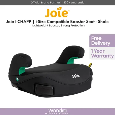 Joie I-CHAPP | i-Size Compatible Booster Seat - Shale (With / Without Isofix)