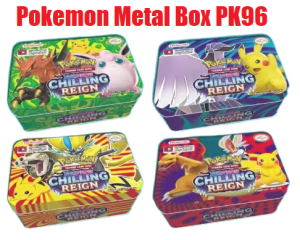 (Msia Stock) Pokemon Card Metal Box 15cm Brilliant Stars Scarlet & Violet Card Toy Card Game Mainan Budak Kad Pokemon Go 铁盒 游戏卡 神奇宝贝 宝可梦 游戏卡