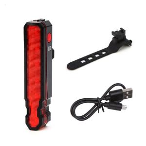 Road Bike Security Light Rechargeable Bicycles Light Night Cycling Tail Light Essential Accessory for Bicycles Security