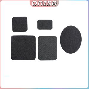 Onisa 5Pcs/Set Jeans Patch Iron on Patches for Clothing Repair Pants Knee Repairs Applique Denim Patch