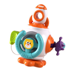 EmmAmy® Baby Sensory Educational Toy Busy Puzzle Hand Catch Ball Six-Sided Rotating Early Learning Toy