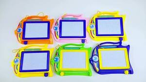 Small Fish Color Drawing Board Magnetic Writing Board Early Education Puzzle Children Graffiti Teaching Tool Drawing Board Toy