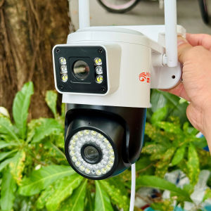 Camera YOOSEE PTZ 2 Mắt Mẫu Mới PRO 15.0MPX Xoay 360 Độ- Xem 2 Vị Trí Khác Nhau Trên 1 Camera- Đàm Thoại 2 Chiều- Báo Động Chống
