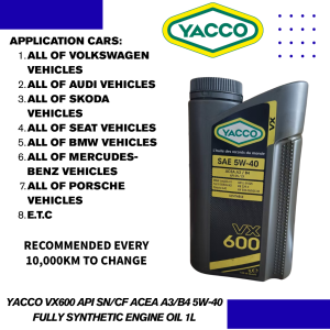 【100% Manufacturer Product】YACCO Motor Oil Genuine Engine Oil 车 黑油 润滑油 机油 发动机油Minyak HitamMinyakTulen MinyakKereta