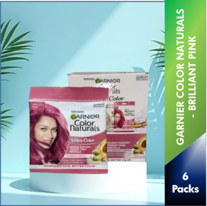 【Pack of 6】 #Brilliant Pink - Garnier Hair Color Naturals Ultra Color SACHET Hair Dye