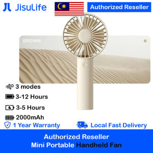 Jisulife 3 Speed Wind Portable Fast Charge Rechargeble 2000mAh Handheld Fan for Outdoor Indoor Badminton Court Concert Picnic Camping FA21