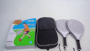 Cage type padel Childrens paddle board for ball games ABS Material tennis racket for family and parent-child training lightweight and durable