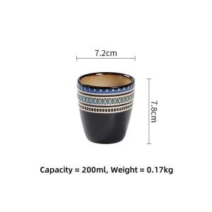 OMK American style Stoneware Mug Tea Cup Coffee Cup Home Ceramic Tableware Set Exotic Style Series