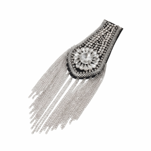 RGFV Brooch Tassel Chain Shoulder Board Epaulet Punk Fringe Shoulder Mark Classical Cool Epaulette Suit