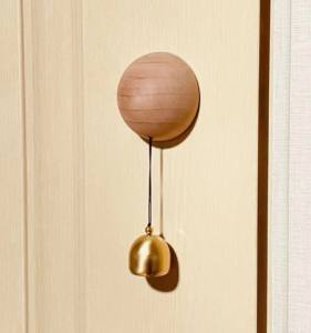 🔶【🔥Low Price】Japanese Wood Doorbell Chime Entrance Doorbell Shopkeepers Bell Japanese Wooden Wind Chimes for Home Shop