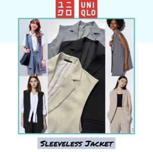 Vest Tailor Suit Sleeveless Jacket by Uniqlo - Rompi Wanita