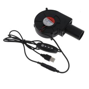 9733 BBQ Blower Fan DC5V 0.6A Charcoal Chimney Starter Cooking Fan Electric Blower for DC 5V Power 3-Speed USB Cable 57