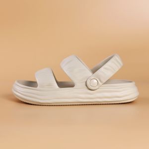 Limitless - JISOO Sandal Gunung Wanita Korea Slip On Sepatu Sendal Rumah Wanita Tali Belakang - Size 36 - 40