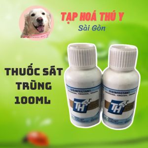 dung dịch sát trùng TH4 tiêu diệt mầm bệnh vi khuẩn virus cho chuồng trại 100ml