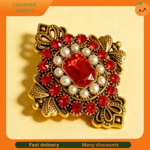 ❣️❣️❣️ Vintage Baroque Pearl Rhinestone Crystal Brooches For Women Coat Jewelry Accessries Gifts