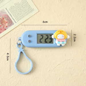 Cartoon Cute Pocket Watch Portable Electronic Clock Student Mini Timer