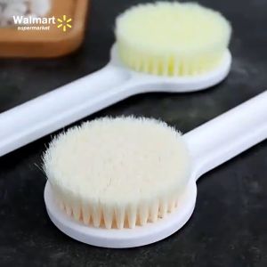【Walmart】Boar Bristle Bath Brush Long Handle Exfoliating Back Scrubber for Shower Body Cleaning Dead Skin Remover Japanese Style Men Women Spa Tool