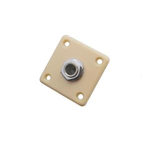 Electric Guitar Output Socket Plate Replacement Interface Connecting Hole for Clear Sound Performances Easy Installation