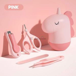 Baby Nail Care Set with Cute Case Baby Nail Clippers Scissors Nail File & Tweezers Baby Manicure Kit and Pedicure kii for Newborn Infant Toddler Unicorn Design