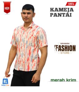 Kemeja Batik Premium Pria Lengan Pendek Motif Modern dan Elegan - Bahan Cotton Nyaman