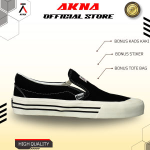 SEPATU AKNA JATKOPA SLIP ON BLACK WHITE Aerostreet 36-45 Comfy Putih - Sepatu Slip On Slop Casual Sneaker Pria Wanita Sepatu Kets Pria sepatu AKNA 97S converse87 70s all star sepatu converse9 sepatu converse219 70s all star sepatu wanita converse70s high