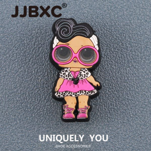 Jibbitz cross จิบบิท Cool Girl ตัวเสริมรองเท้า สไตล์สาวเท่ แบบมินิมอล จิ๊บบิท ตัวติดรองเท้า cross