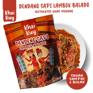 Khaikuy - Dendeng Sapi Lambok Balado 150gr