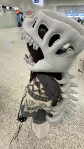 Instock 3d Realistic Dinosaur Skeleton Costume Set Trendy Funny Headgear Cosply Collectible Dress Up Plush Clothes Birthday Gift2026