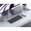 Satechi Slim X1 bàn phím phát sáng Bluetooth đa cặp (Bạc) (1 vùng) (tương thích với iMac, macbook, iPad và các thiết bị Mac khác kể từ 2012). 