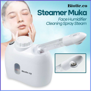 PENGIRIMAN CEPAT Biutte.co Steamer Muka face Humidifier Cleaning Spray Steam K33C / alat uap wajah facial steamer portable muka salon sauna spa / alat facial wajah satu set lengkap salon rumahan treatment