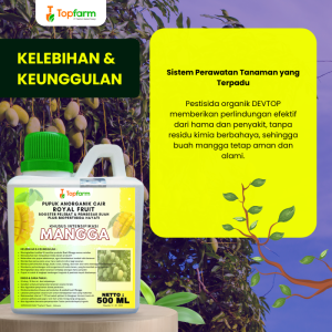 Pupuk Topfarm / Pestisida Topfarm / Pupuk Khusus Mangga / Pupuk Khusus Penyubur Daun Mangga / Obat Mangga Cepat Berbuah / Obat Mangga Anti Perontok / Obat Penggerek Batang Pohon Buah Mangga / Obat Semprot Untuk Buah Mangga